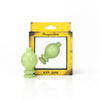 Honeybee Herb Green MILK BUBBLE CARB CAP for Dab Rigs, front view on branded packaging
