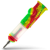 PILOT DIARY Silicone Honeycomb Honey Straw 7" with Colorful Design - Side View