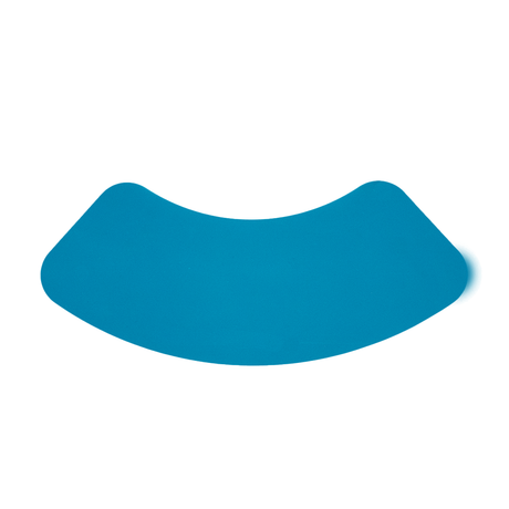 Blazy Susan Spinning Rolling Tray in Vibrant Blue - Top View, Perfect for Organizing Smoking Accessories