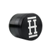 Hemper Aluminum Grinder 4 Piece in Black, 2.2" Size, Durable with Textured Grip - Side View