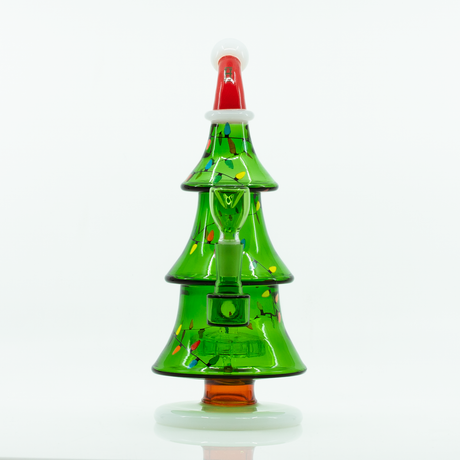 Hemper Christmas Tree XL Bong with Showerhead Percolator - Front View on White Background