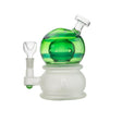 Hemper Crystal Ball XL Rig in green with deep bowl, front view on white background