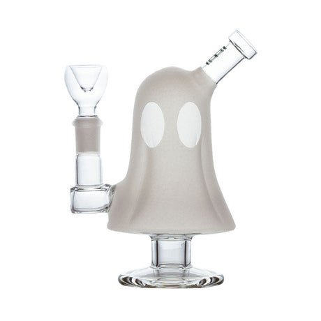Hemper Ghost Water Pipe 6.5" with 14mm Female Joint, Front View on White Background