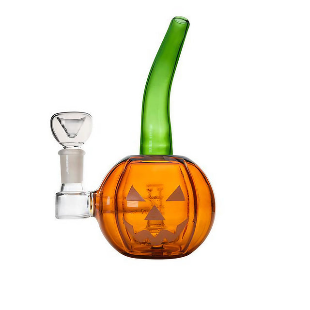 Hemper Jack-The-Ripper Bong with Showerhead Percolator, 7" Tall, Front View