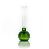 Hemper Sphere Base Bong in Teal, Borosilicate Glass with 14mm Joint - Front View