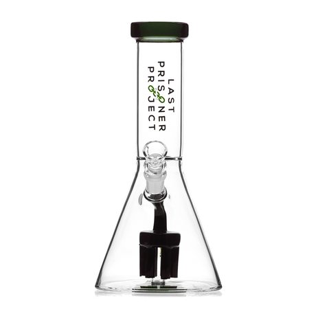 Hemper x LPP Limited Edition 10" Beaker Bong with 4.5" Diameter, Front View on White Background
