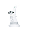Hemper x Lil Debbie Rig in White - 7" Compact Bong with 14mm Joint - Front View
