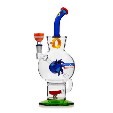 Hemper XL Chronic Bong with Color Accents - Front View on White Background