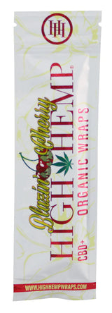 High Hemp Organic CBD Blunt Wraps 25 Pack, Hemp Material, Front View