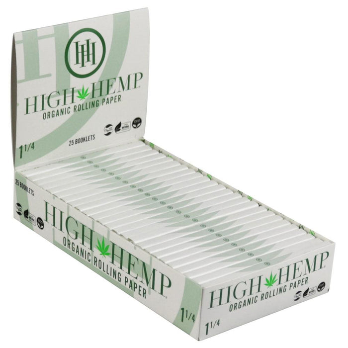 High Hemp Organic Rolling Papers | Kingsize Slim | 25pc Display