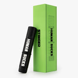 HUMAN SUCKS STINGER 2 portable electric nectar collector with sleek black design, next to green box