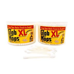 Glob Mops XL 6-Pack Bundle of Bendable Cotton Swabs for Cleaning - Front View