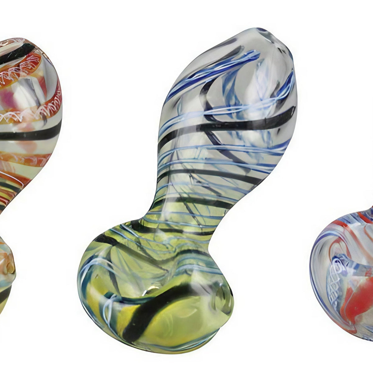 Inside Out Twisted Glass Pipe | Hand Pipes