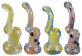 Assorted Inside Out Worked Bubblers, 7" Borosilicate Glass, Side View