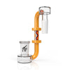 Honeybee Herb J Drop Down Wig Wag in Orange - Side View on White Background