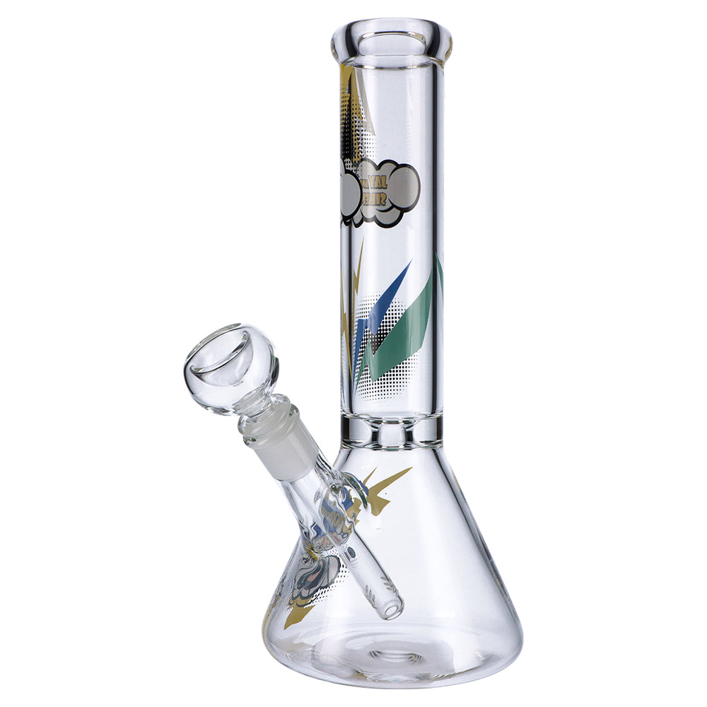 Jay & Silent Bob 12" Beaker Water Pipe with Slit-Diffuser Percolator, Front View