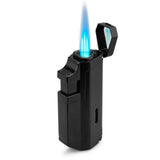 Pilot Diary Portable Black Triple Jet Dab Torch Lighter with Blue Flame
