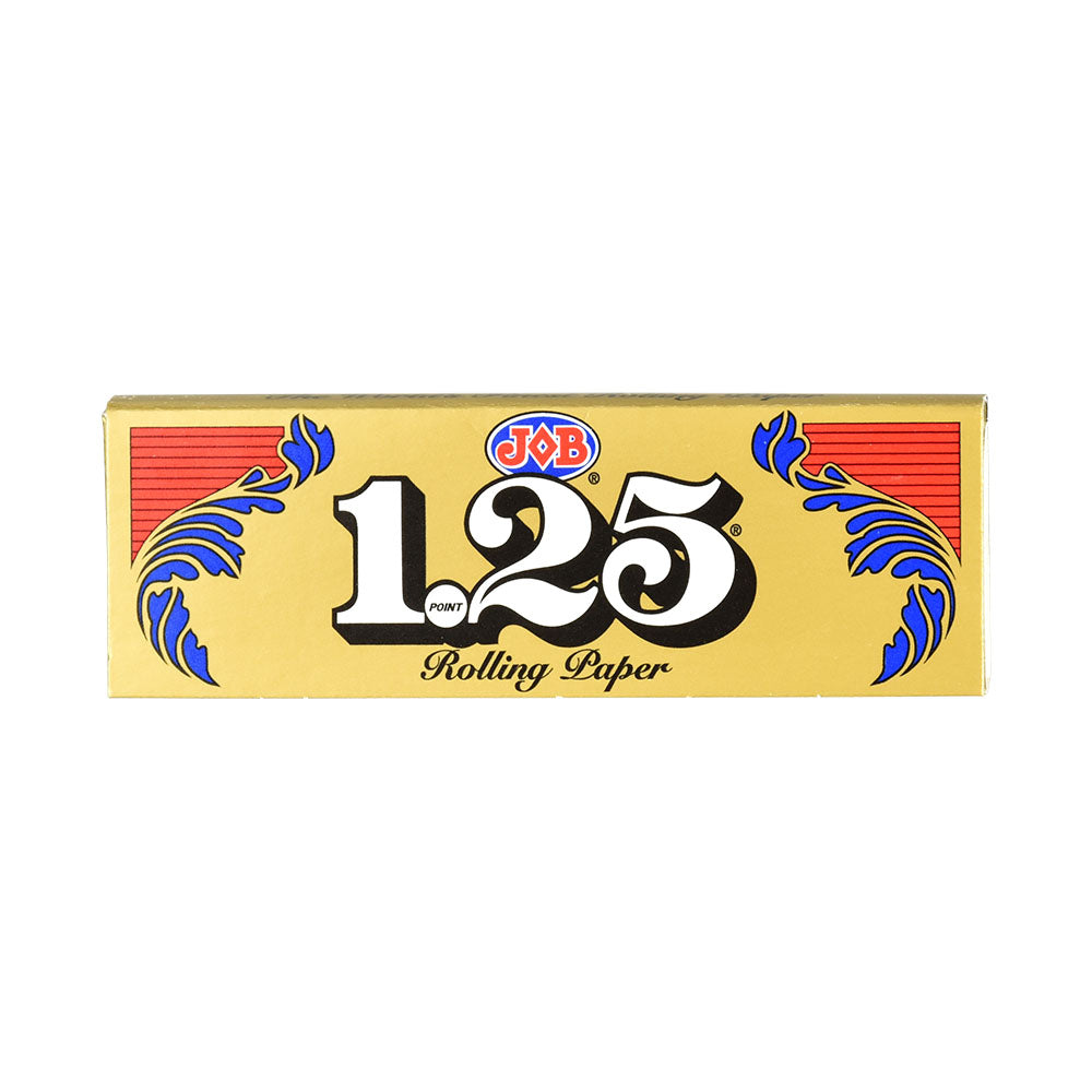 JOB 1 1/4" Standard Rolling Papers 24 Pack, Front View on Seamless White Background
