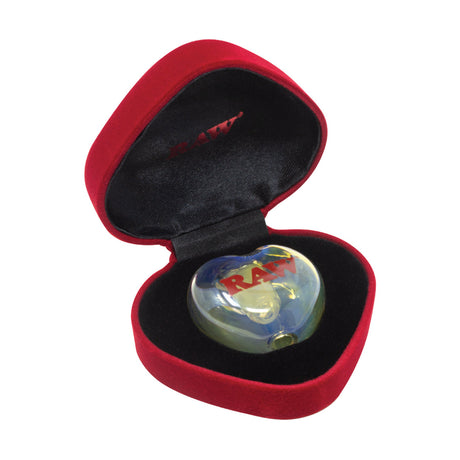 RAW Glass Heart Cone Holder - Compact & Versatile