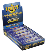 Juicy Jays 125mm Cigar Hand Roller 6-Pack displayed in open box, perfect for rolling cigars