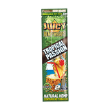 Juicy Jays Tropical Passion Hemp Wraps, 25 Pack Front View, Tobacco-Free
