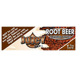Juicy Jays 1 1/4 Size Root Beer Flavored Rolling Papers - Front View of 24 Pack