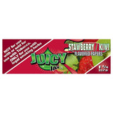 Juicy Jays Strawberry Kiwi Flavored 1 1/4 Rolling Papers 24 Pack Front View