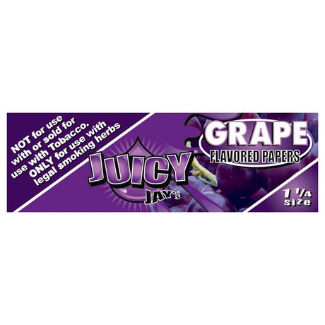 Juicy Jays 1 1/4 Grape Flavored Rolling Papers 24 Pack Front View