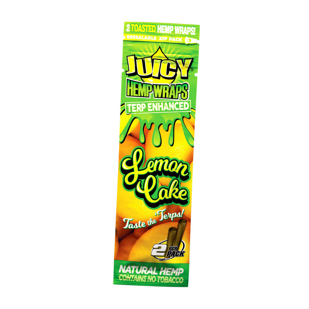 Juicy Terp Enhanced Hemp Wraps | Lemon Cake Single