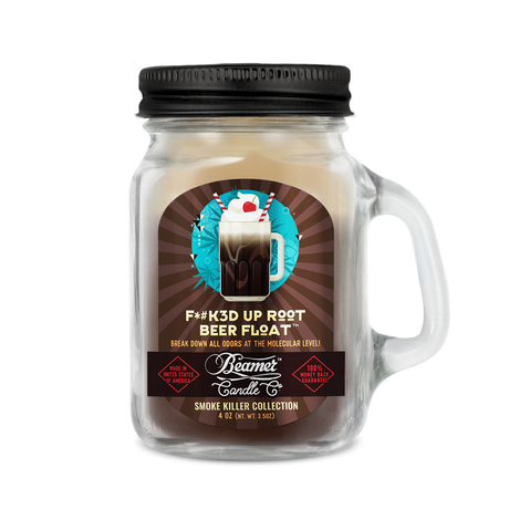 Beamer Candle Co. Mini 4oz Candle - Beer Float Scented - Front View