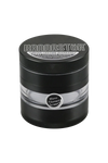 Kannastor 2.5" Black 4-Piece Aluminum Grinder with Monofilament EZ Screen, Front View