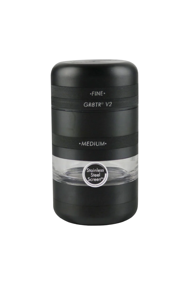 Kannastor GR8TR V2 Jar Body Grinder, 2.2" Steel, with Fine and Medium Screens