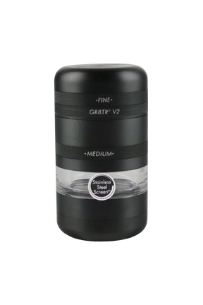 Kannastor GR8TR V2 Jar Body Grinder, 2.2" Steel, with Fine and Medium Screens