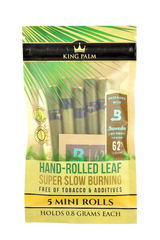 King Palm Mini Rolls Wrap Pouches, 75 Pack, for Dry Herbs, Front View