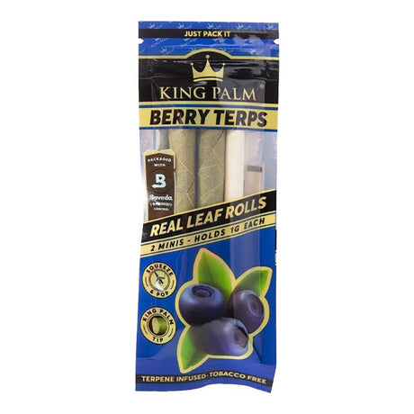 King Palm Slim Size Leaf Rolls | Berry Terps