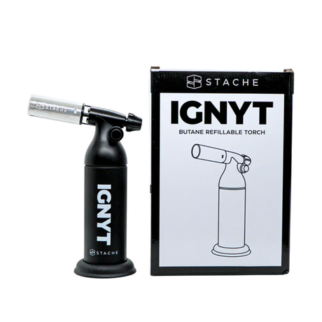 Stache Products Ignyt Dual Flame Torch - Precision Dial for Perfect Heat