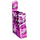 Kush Pre-Rolled Conical Herbal Wraps in Mixed Grape Flavor, 15 Pack Display Box