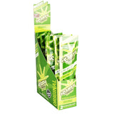 Kush Pre-Rolled Conical Herbal Wraps 15 Pack Display Front View with Flavoring