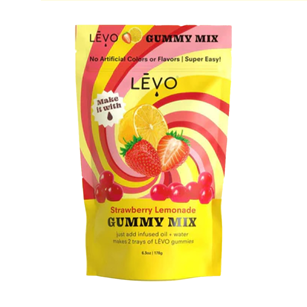 LEVO Oil Gummy Making Kit: Mix, Sour Sugar & Edible Glitter Bundle