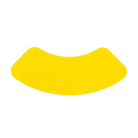 Blazy Susan bright yellow spinning rolling tray, top view, perfect for organizing smoking accessories