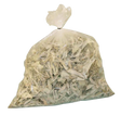 1lb bag of loose natural sage, transparent packaging, front view, ideal for home incense use