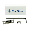 Evolv Cricket Titanium Vaporizer Tub Assembly kit with tool and screws on white background