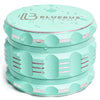 GAC 2.5" Ceramic Herb Grinder by Blue Bus in Light Green with 4-Part Design - Front View