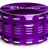 GA Aluminum Grinder by Blue Bus Fine Tools in Purple, 3.5" 4-Part Design, Isolated on White