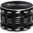 GA Aluminum Grinder by Blue Bus Fine Tools in Black, 3-Inch, 4-Part design, front view on white background