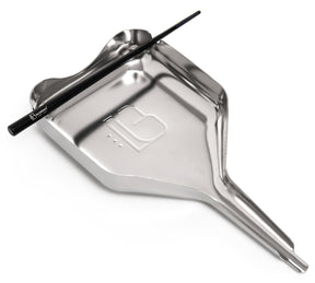Silver TIGER pre-rolled cone loader by Blue Bus fine tools, compact design, top view