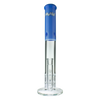 MAV Glass 16" Lavender Double Honey Straight Tube Bong - Front View