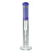 MAV Glass 17" Purple Triple Honeycomb Straight Tube Bong Front View