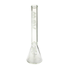 MAV Glass 18" Classic White Beaker Bong with Clear Downstem and 50mm Diameter