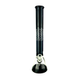 MAV Glass 18" Wig Wag Reversal Beaker Bong in Black and White with 50mm Diameter